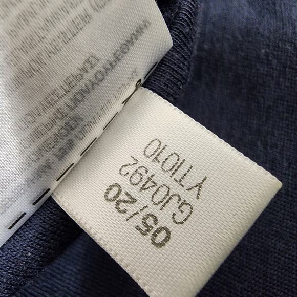 Adidas X Zoe Saldana Track Jacket Women Small Full Zip Navy Pockets Logo Legacy - Picture 14 of 14